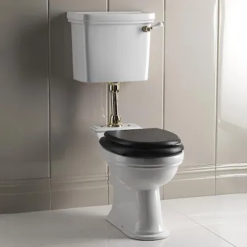 Патрубок для низкого бачка Devon&Devon Westminster/new Etoile/rose укомплектован крепежом для декоративной заглушки унитаза золото светлое IBACZWESOT