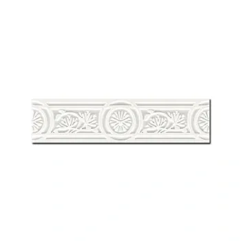 Бордюр LaDiva eramiche Anna Listello Ancona Latte Lucido 7.5x30