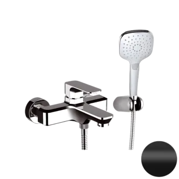 Смеситель для ванны Daniel Tiara TA61015 чёрный матовый