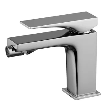 Смеситель для биде Fima Carlo Frattini Zeta на 1 отверстие, с донным клапаном, хром F3962NCR.1