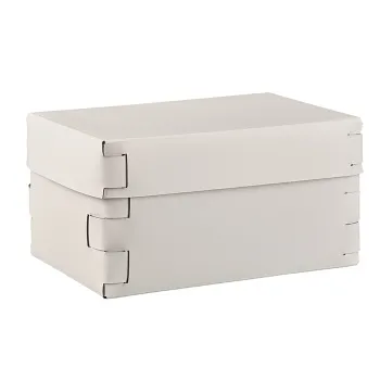 Коробка ADJ Snob 25x15xH13.5, белый/панна котта 224914