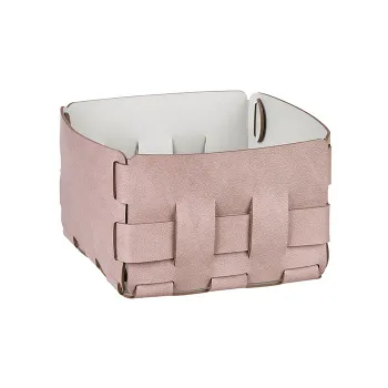 Корзинка ADJ Mini Bottega 19x19xH13, пепельная роза/устричный 1019.07/02