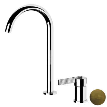 Смеситель для раковины Daniel Club ANC655LOM латунь матовая состаренная