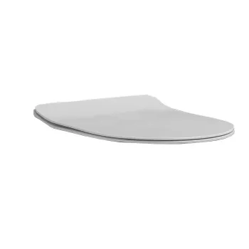 Сиденье для унитаза Kerasan Flo slim белое матовое,крепление хром, микролифт 319130