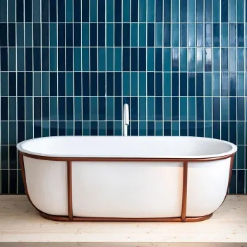 Ванна из искусственного камня Agape Cuna 165.5x78.5 AVAS1079ZBR