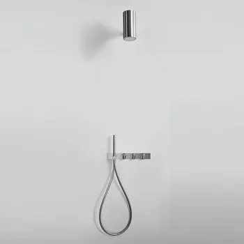 Душевая головка Agape Square настенная, 88мм, глянец CRUB1160A