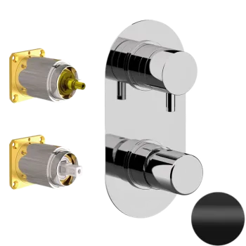 Смеситель для душа Daniel Trilogy TG612D3KB15 чёрный матовый