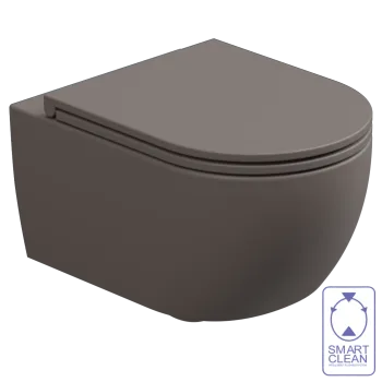 Чаша подвесного унитаза GSG Ceramic Design Like Tortora Matt LKWCSO029