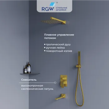 Душевая система скрытого монтажа RGW Shower Panels SP-56Gb 51140856-05