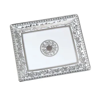 Поднос керамический THG Marquise Blanc Decor Platine A7G-A02-4613 белый