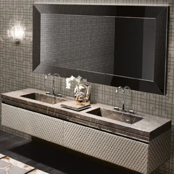 Зеркало Vitage Milldue Edition Four Seasons YORK 1980х1000х48, отделка черный хром, 8251.96