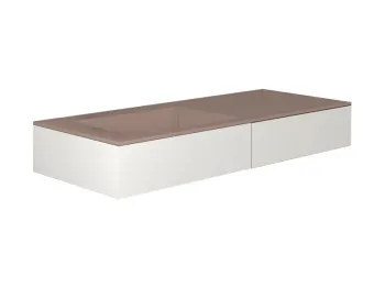 Раковина встраиваемая Cielo Milano MILASF CP 120 см розовый