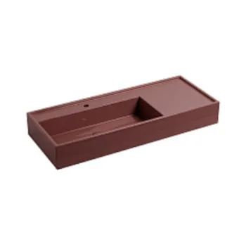 Раковина накладная Cielo Plinio PNLA115 CO 115 см красный