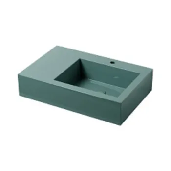 Раковина накладная Cielo I Narcisi NALAMDX SM 76 см правая зеленый