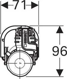 Впускной клапан Geberit 281.207.00.1