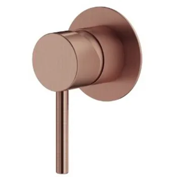 Смеситель для душа Plumberia Selection Ixo 1 вых., накладка диам.70, медь брашированная, XO1111RS