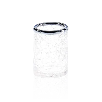 Стакан настольный Decor Walther Crack BER французское стекло Craquele, хром 933100