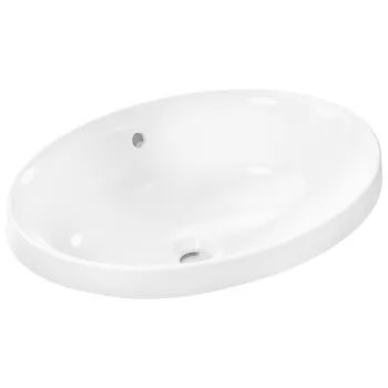 HG Xuniva D Раковина встраиваемая 550х400, с переливом, белый