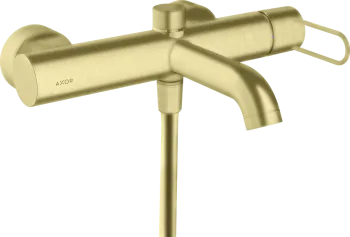 Axor Uno Смеситель для ванны, ВМ, настенный, с переключателем на 2 потока, цвет: шлифованная медь 38