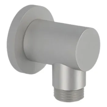 Шланговое подключение Remer для душа цилиндр. 1/2" шш с отражателем нерж сталь SS309