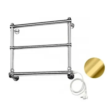 Полотенцесушитель электрический Margaroli Sole 5404703GDB 44x53 правый золото