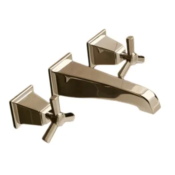 Смеситель ванны настенный Devon&Devon Time на 3 отв светлое золото 2TIME233MOT