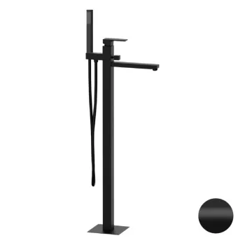 Смеситель для ванны Remer Absolute  напольный черный матовый AU08NO