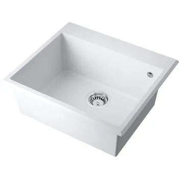 Мойка кухонная Omoikiri Tedori 57 белая 4993983