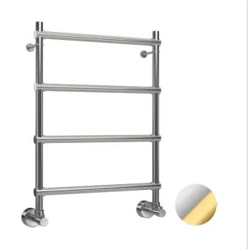 Полотенцесушитель водяной Margaroli Sole 4424704CGN 72x54 хром/золото