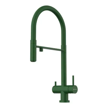 Смеситель для кухни Omoikiri Kanto RG royal green с гибким изливом 4994426