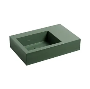 Раковина накладная Cielo I Narcisi NALAMSXSF AL 76 см левая зеленый