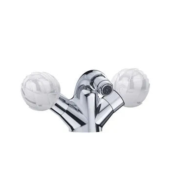 Смеситель для биде Jorger Belledor 631.10.100.035-41 серебристый никель/жемчужный