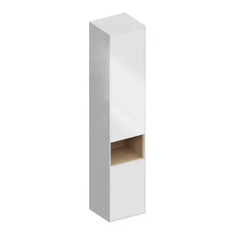 Пенал PLAZA Modern подвесной Kerama Marazzi 170 белый 2 дверцы push PLB.M.170\WHT.V