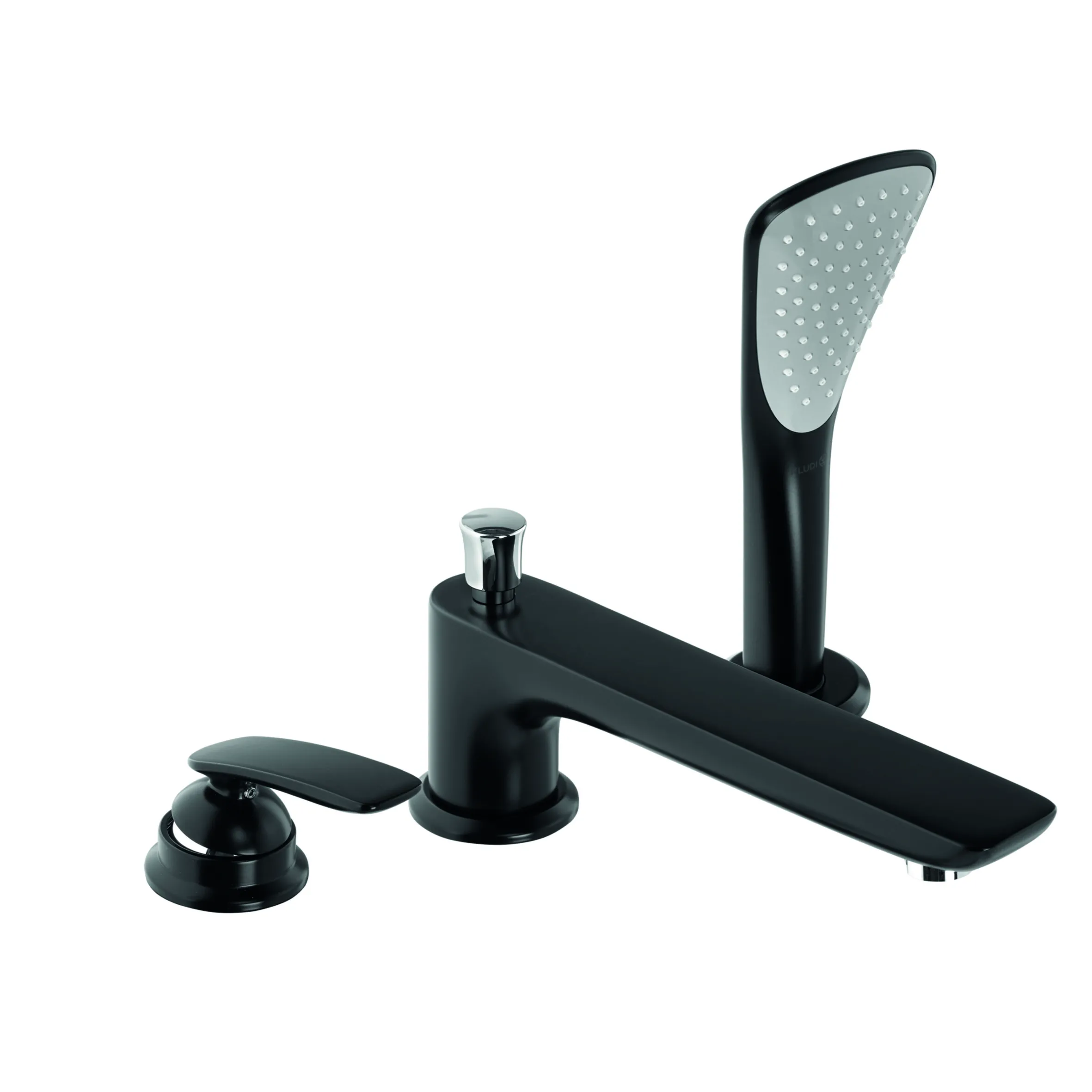Смеситель на борт ванны Kludi BALANCE 524478775 черный матовый/хром