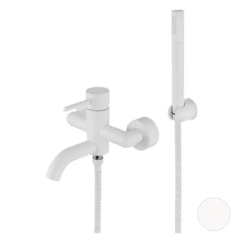 Смеситель для ванны Remer X-style   белый матовый X02BO