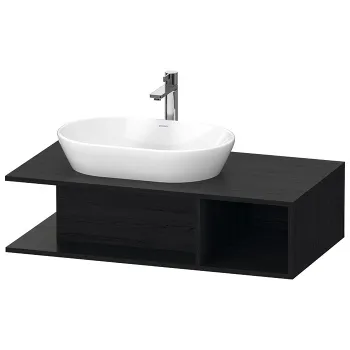 Duravit D-Neo Тумбочка подвесная компакт, 260x1000x550 мм, 1 открытое отделение на правой стороне, цвет: Black Oak