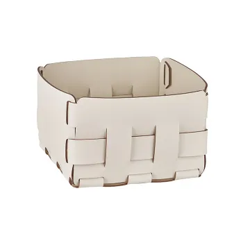 Корзинка ADJ Mini Bottega 19x19xH13, белый/панна котта 1019.10/16