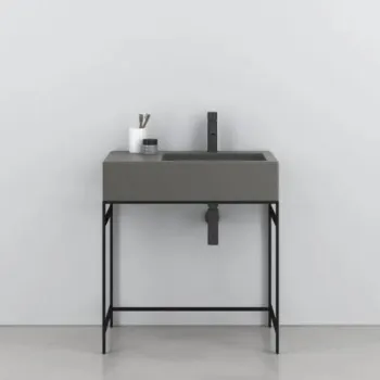 Раковина накладная Cielo I Narcisi NALAMDX CM 76 см правая серый