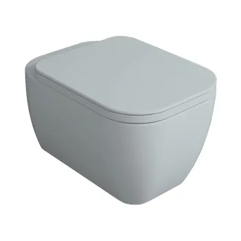 Унитаз подвесной Simas Henges HE18 tela matt серый