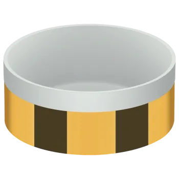 Раковина накладная 37 см Remer RB902DO золото глянцевое