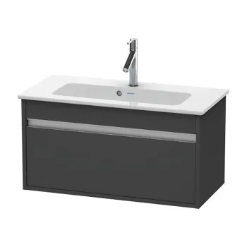 Duravit Ketho База под раковину  410x800x385, 1 выдв. ящик, цвет графит матовый