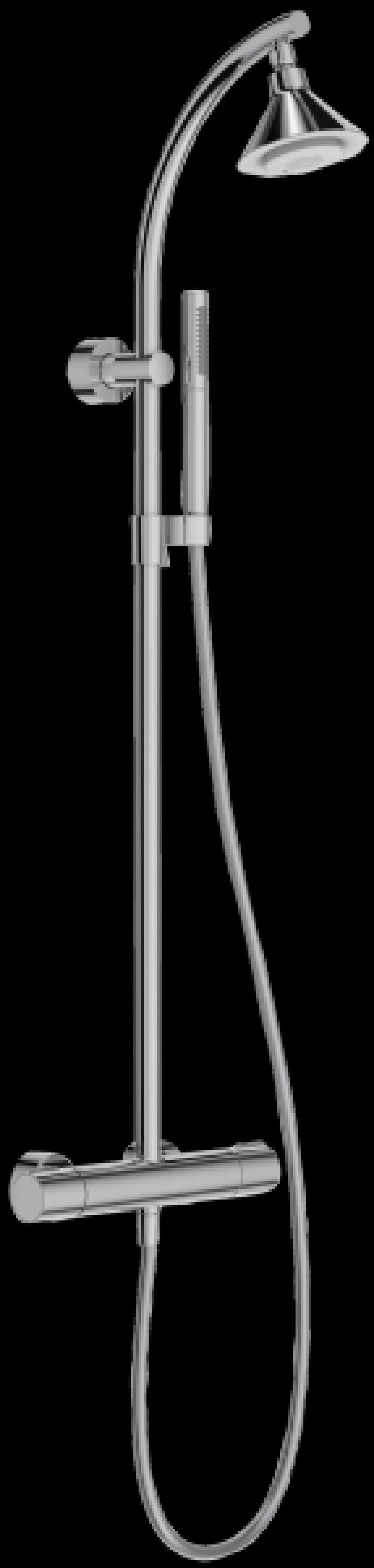 Душевая система Jacob Delafon Moxie E5798-CP хром