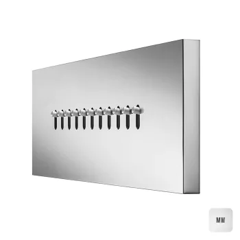 Форсунка встраиваемая Almar Mist Body Wave Square белый матовый, E044246.MW