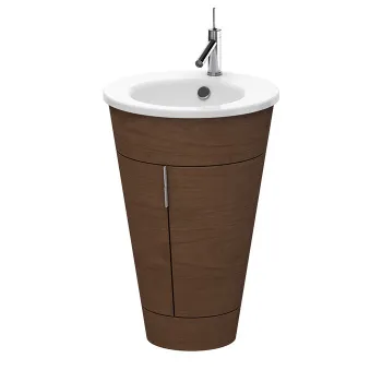 Duravit Starck 1 Тумба напольная 600x560xh825 мм, для раковины #040658, с 2мя дверцами, 1 полка, цвет: american walnut