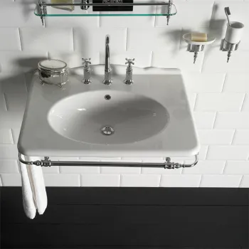 Раковина Globo Paestum 75х55 см, 1 отв., Sign B29 PAPC28cr