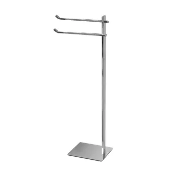 Полотенцедержатель напольный для Stella Bamboo Quadro 2 полотенец 1062 хром BQ 10029 CR00
