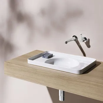 Laufen VAL Раковина 550х360х115мм, встрав. Сверху без отв. под смеситель, цвет: белый