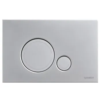 Duravit DuraSystem Beta 120 Клавиша смыва для унитаза, пластик, хром матовый (СПЕЦЕНА с февраля 2025)