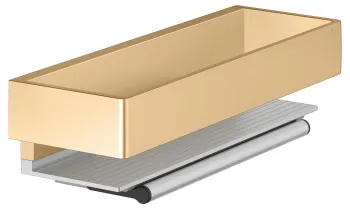 Корзинка для душа Keuco Edition 11 11159250000 с стеклоочистителем, алюминий\латунь шлифованная