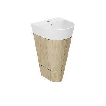 Тумба напольная для раковины Azzurra Forma 50, с 2 дверцами, 50х47х70, olmo naturale MBF 50 N